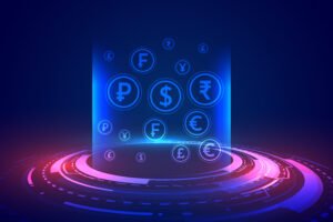 global digital moony transfer holographic background in set